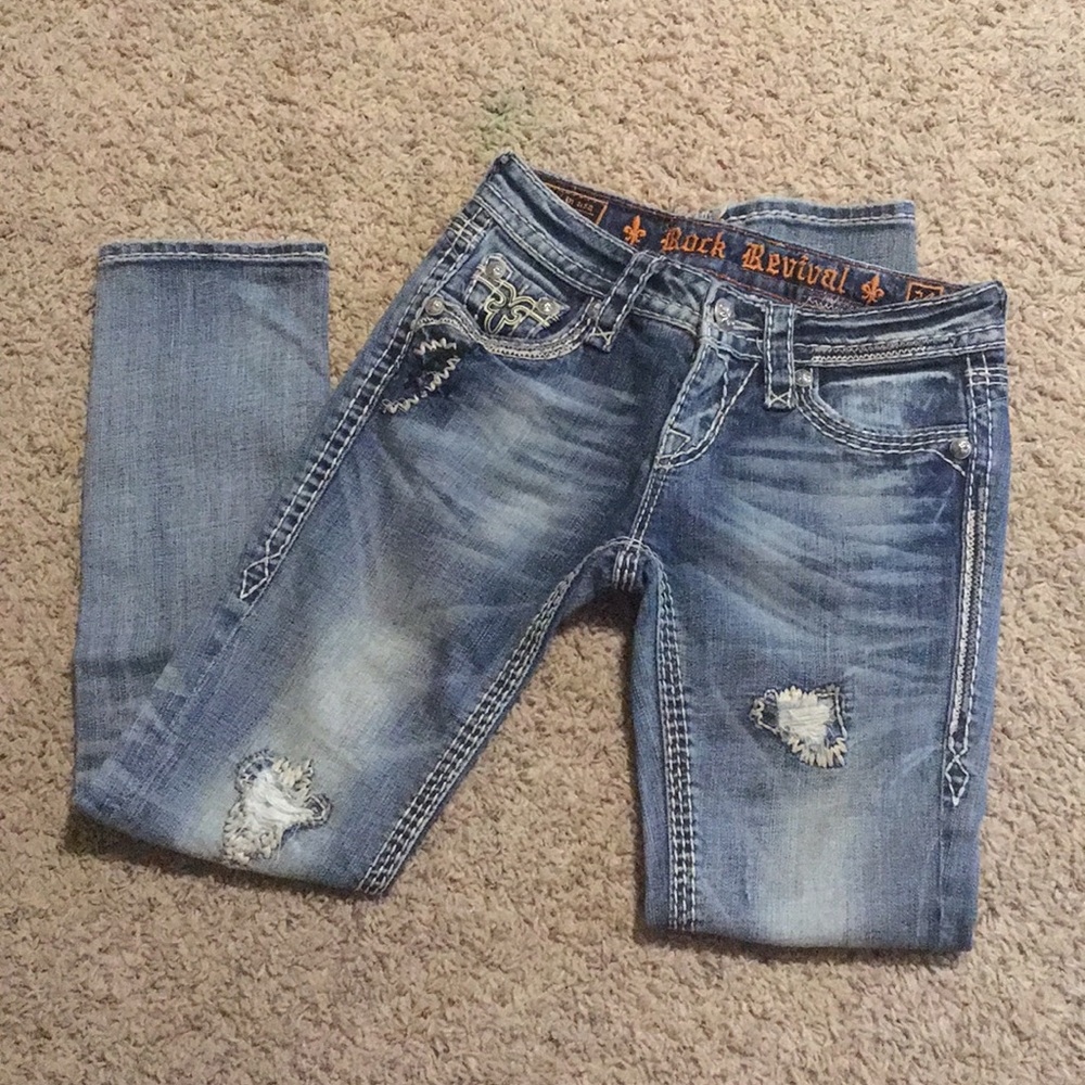 Rock Revival Skinny Jeans size 24